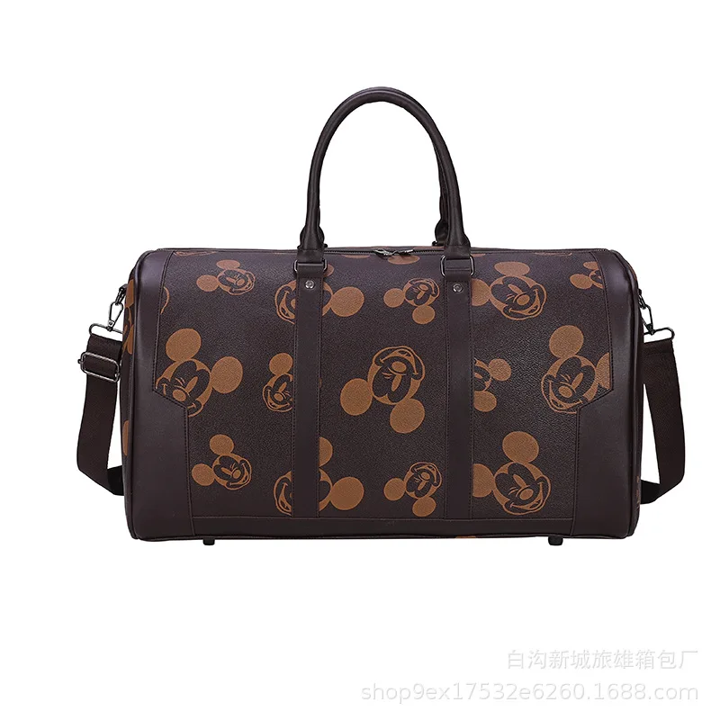 Disney New Mickey Portable Travel Bag Luxury Brand Women\'s Travel Messenger Bag High Quality Large Capacity Luggage Bag