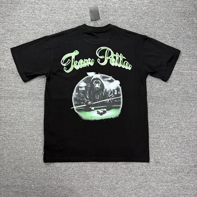 PATTA Short-Sleeved Cotton T-Shirt High-Quality Direct Print Round Neck Tee Shirts Summer Men's Women's Street Fashion Wear