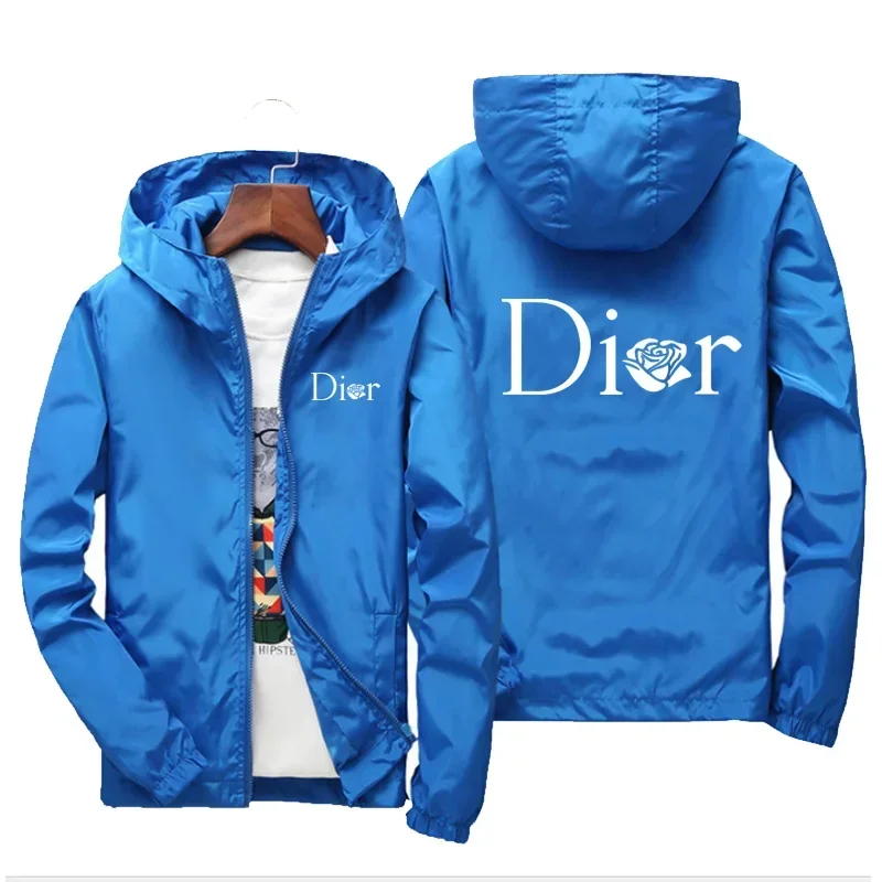 

Spring and Autumn 2025 New waterproof men's casual sports jacket, fashionable outdoor windproof jogging men's clothing