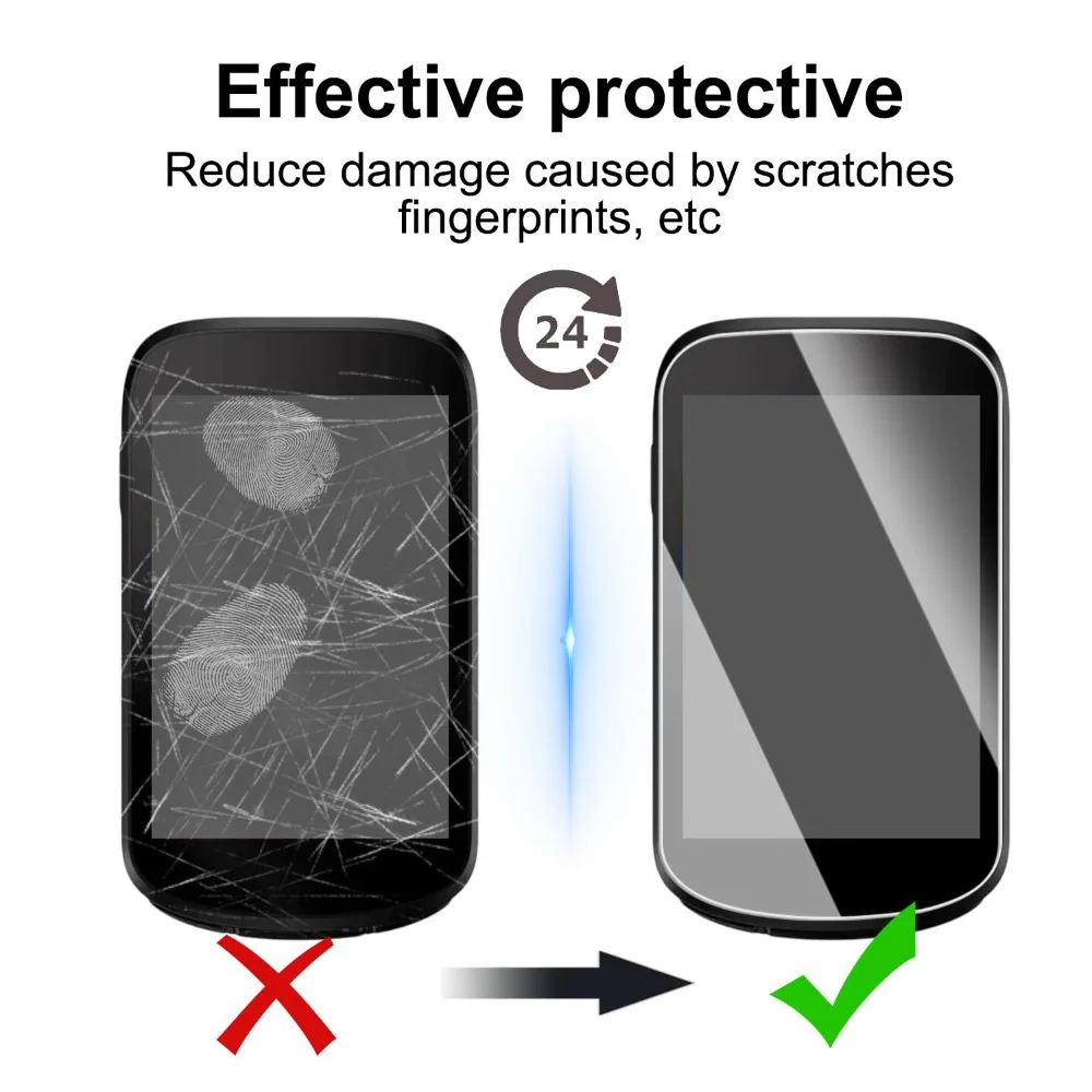 For iGPSPORT BSC500 BSC300 300T BSC200 200S BSC100 100S BiNavi GPS 9H Tempered Glass Screen Protector HD Clear Anti-scratch Film