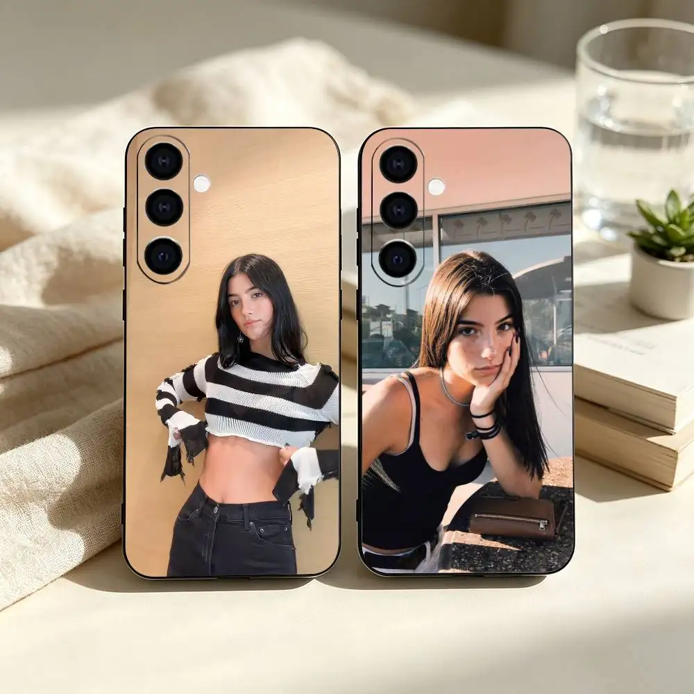 Dancing Sensation c-Charli D'Amelio-o Phone Case For Samsung Galaxy A73,A72,A71,A70,A53,A52,A51,Others Soft Black Cover