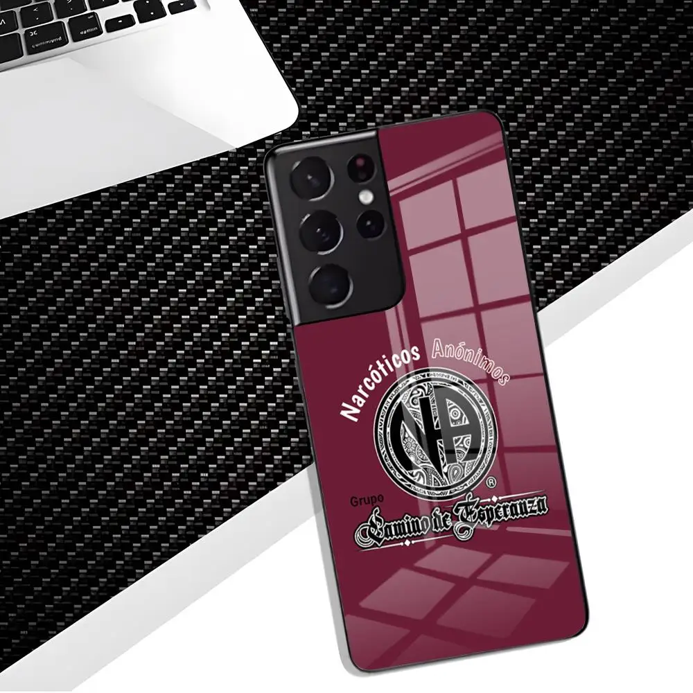 Narcotics Anonymous NA Logo Phone Case For Samsung S26 S25 Edge S24 S23 S22 Ultra Plus Fe A57 A37 A17 A56 5G Glass Cover