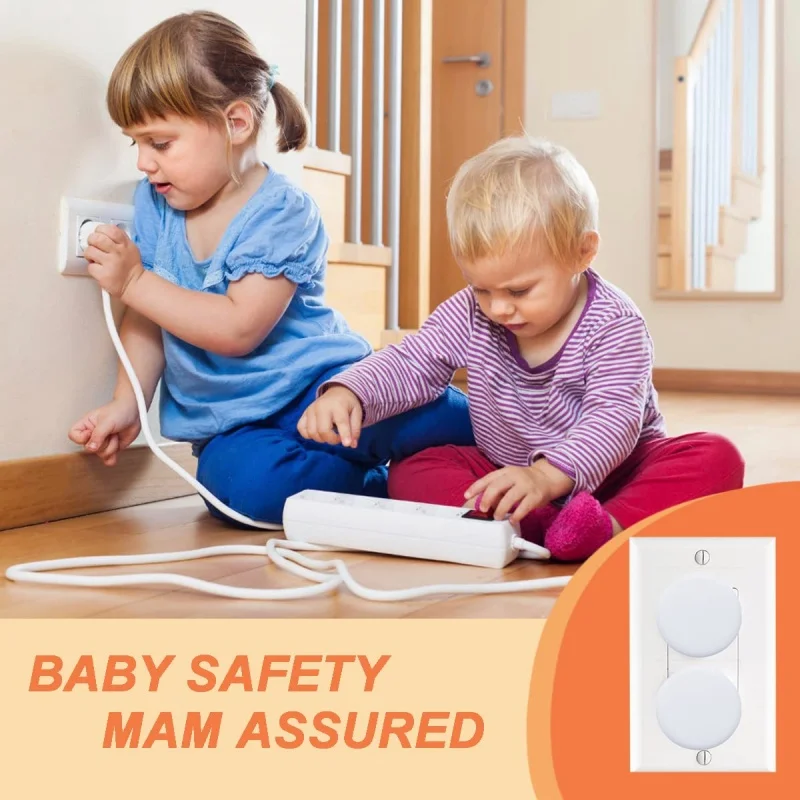 Baby Child Safety Socket Covers Guards Caps Tight Grip Socket Protector for Children Safety Protection at Home and School