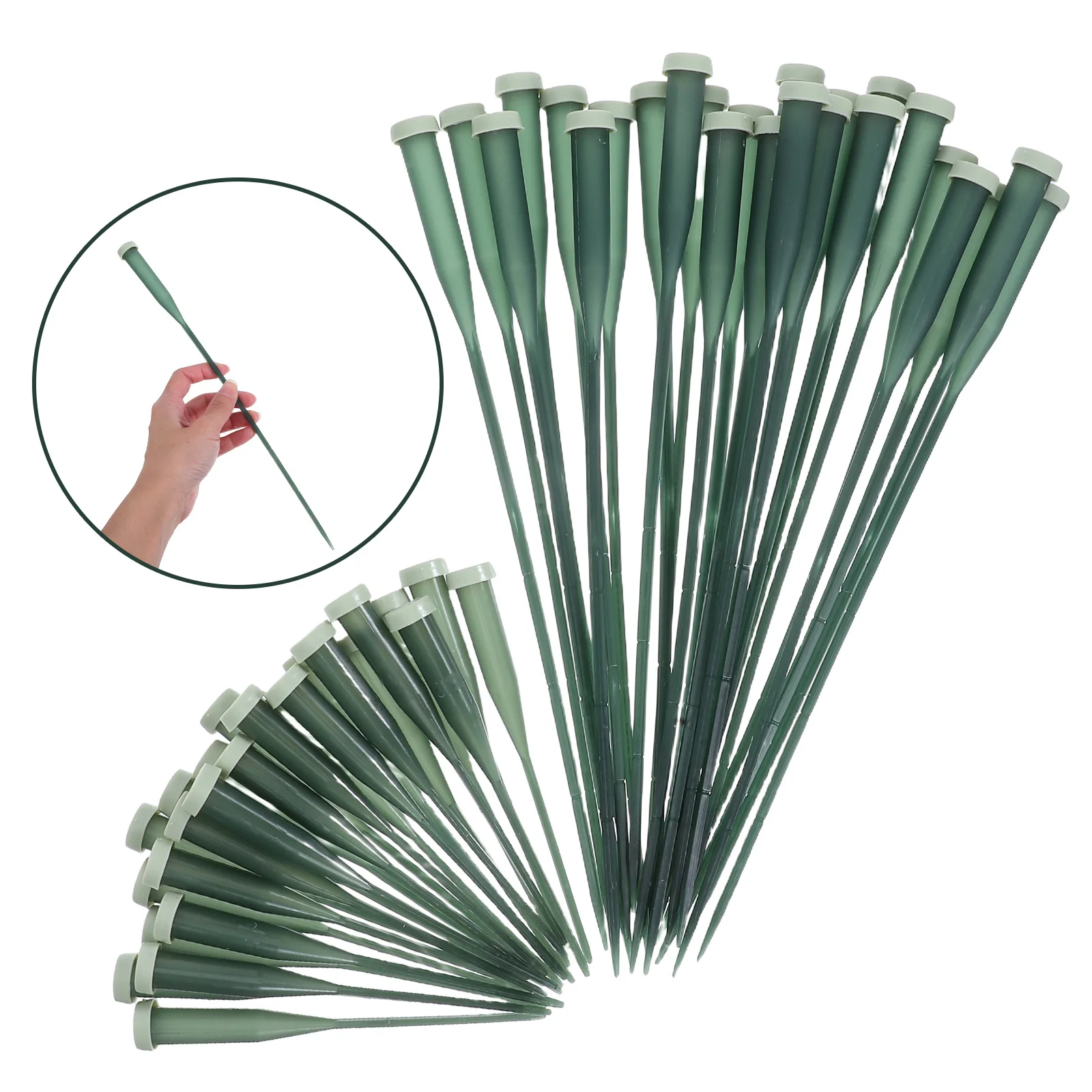 

50Pcs Leakproof Floral Water Tubes Plastic Flower Stem Vials Caps Portable Tubes for Fresh Flower Arrangements Supplies