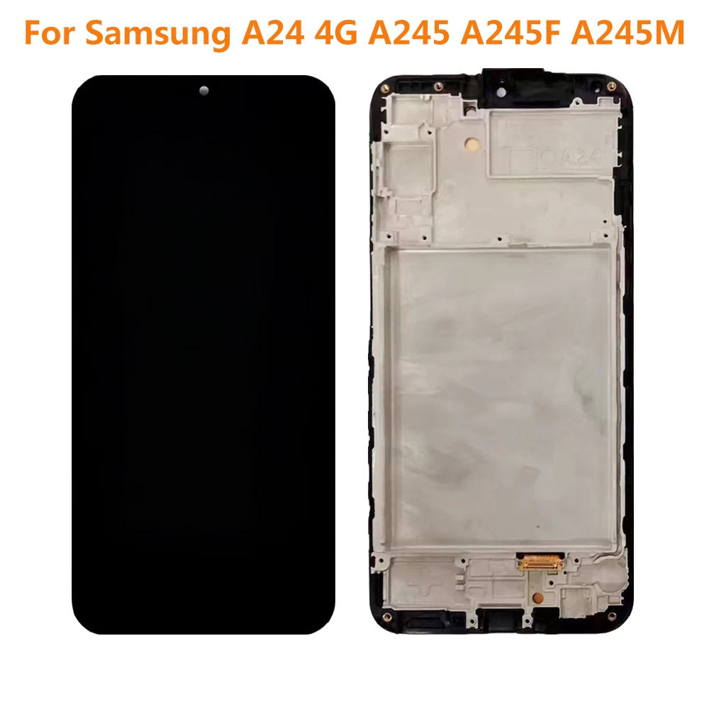 

OLED For Samsung Galaxy A24 4G LCD A245 A245F SM-A245F A245M SM-A245M LCD Display Touch Screen Digitizer Assembly Repair Parts