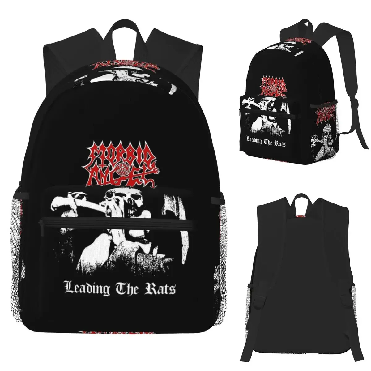 Mochila escolar Morbid Angel Leading The Rats, mochila escolar para meninos e meninas, mochila de viagem para caminhadas, bolsa de ombro fashion