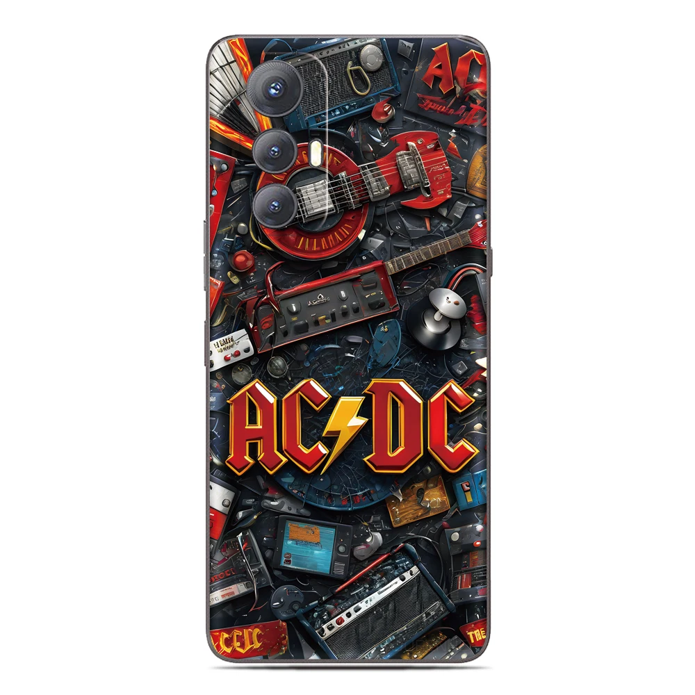 ACDC الفرقة روك قضية الهاتف ل LG الجناح المخملية K22 K61 Q60 K50 K51 K52 K40 Q6 Q7 Stylo 5 6 G8s G8X G6 G7 G8 V50 V60 ThinQ غطاء #6