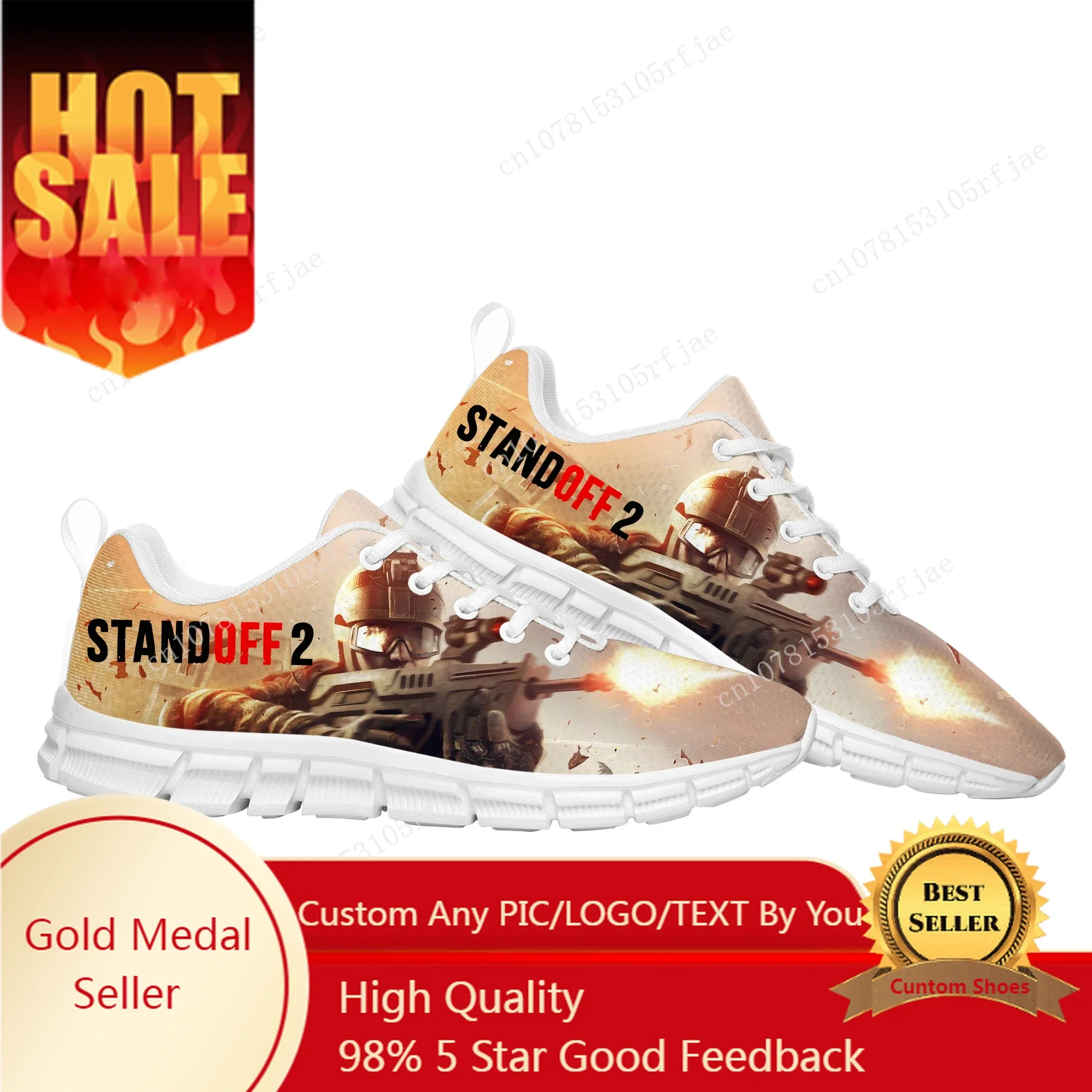 

Standoff 2 Sports Custom Shoes Hot Cartoon Game Mens Womens Teenager Fashion Sneaker Tailor Made Couple Built Shoes