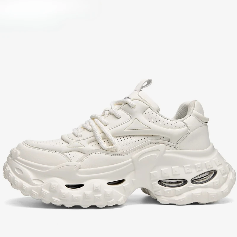 

Europe/America Cushion Soft Soled Casual Sneakers Height Increased Shoes for Men's Fashion Leather Comfortable Breathable Shoes