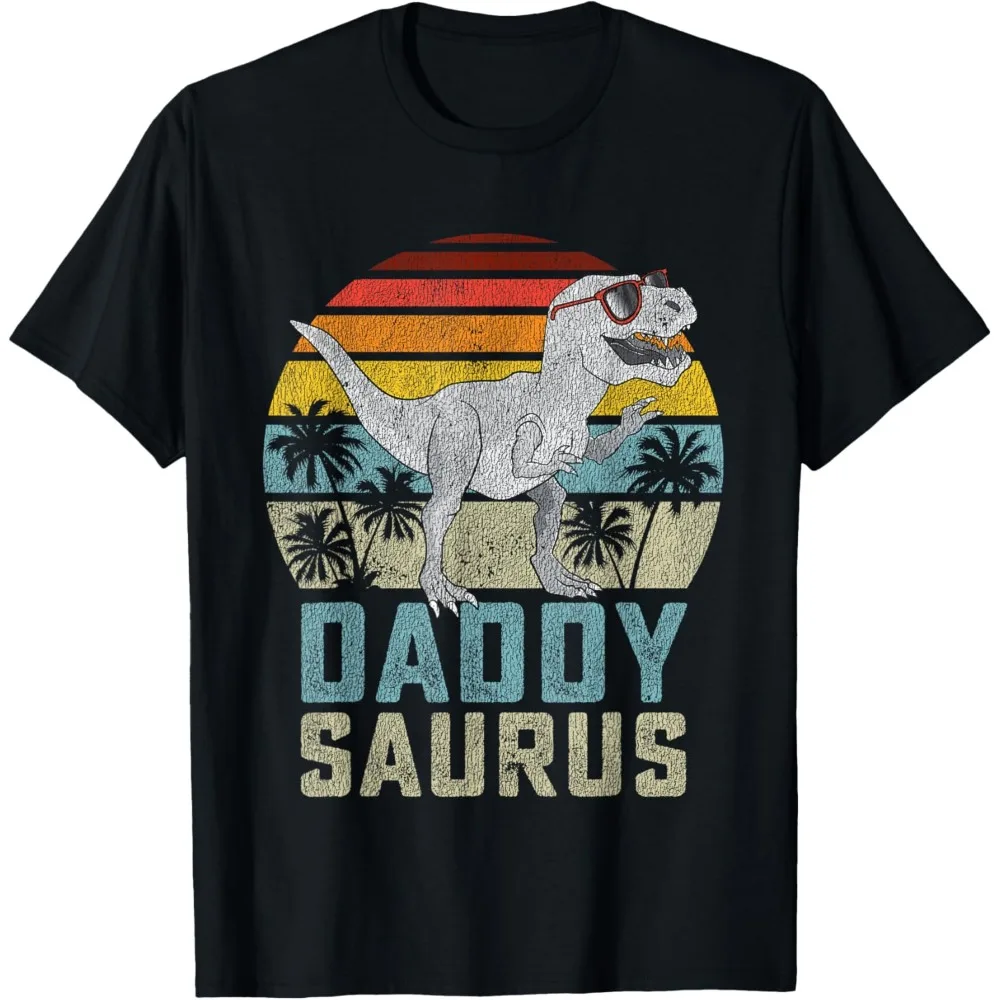 Daddysaurus T Rex Dinosaur Daddy Saurus Family Matching T-Shirt Funny Cool Shir Ropa Hombre Street Fashion Men Sweatshirt
