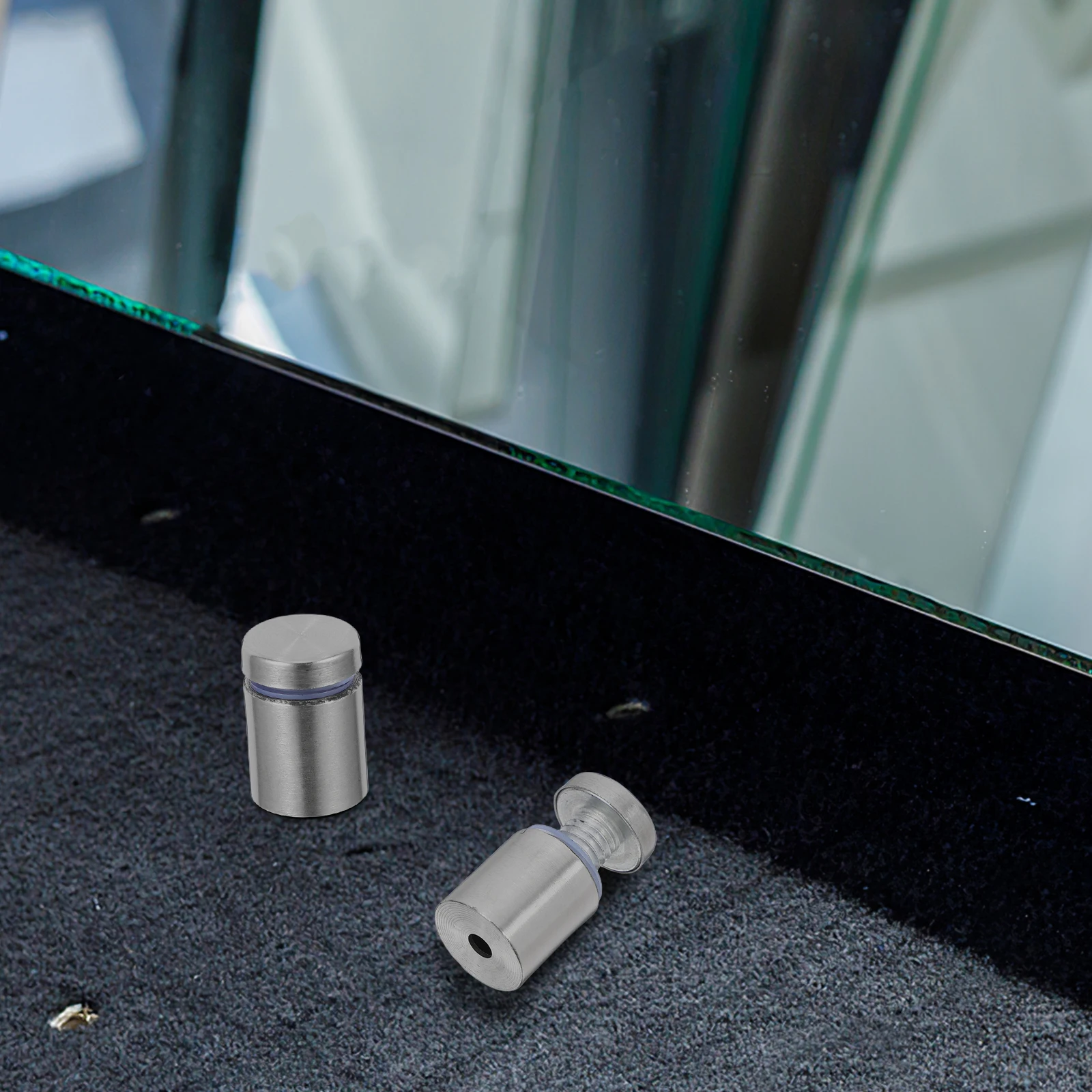 

12pcs Glass Fixing Decorative Nails Stainless Steel Screws Standoff Acrylic Tile Mounting Hardware Cover Screw Holes