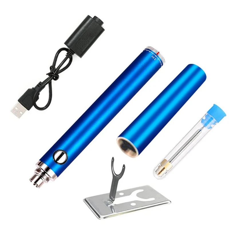 

HOT-Cordless Charging Welding Tool, USB Welding Repair Tool With Protective Case, Portable Soldering Iron Suitable