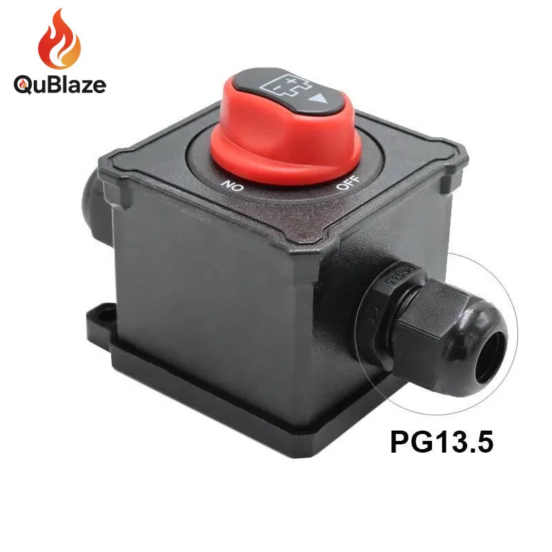 

12V24V 100A Ток против утечки IP64 Водонепроницаемая защита Ручка аккумулятора Выключатель питания Автомобиль