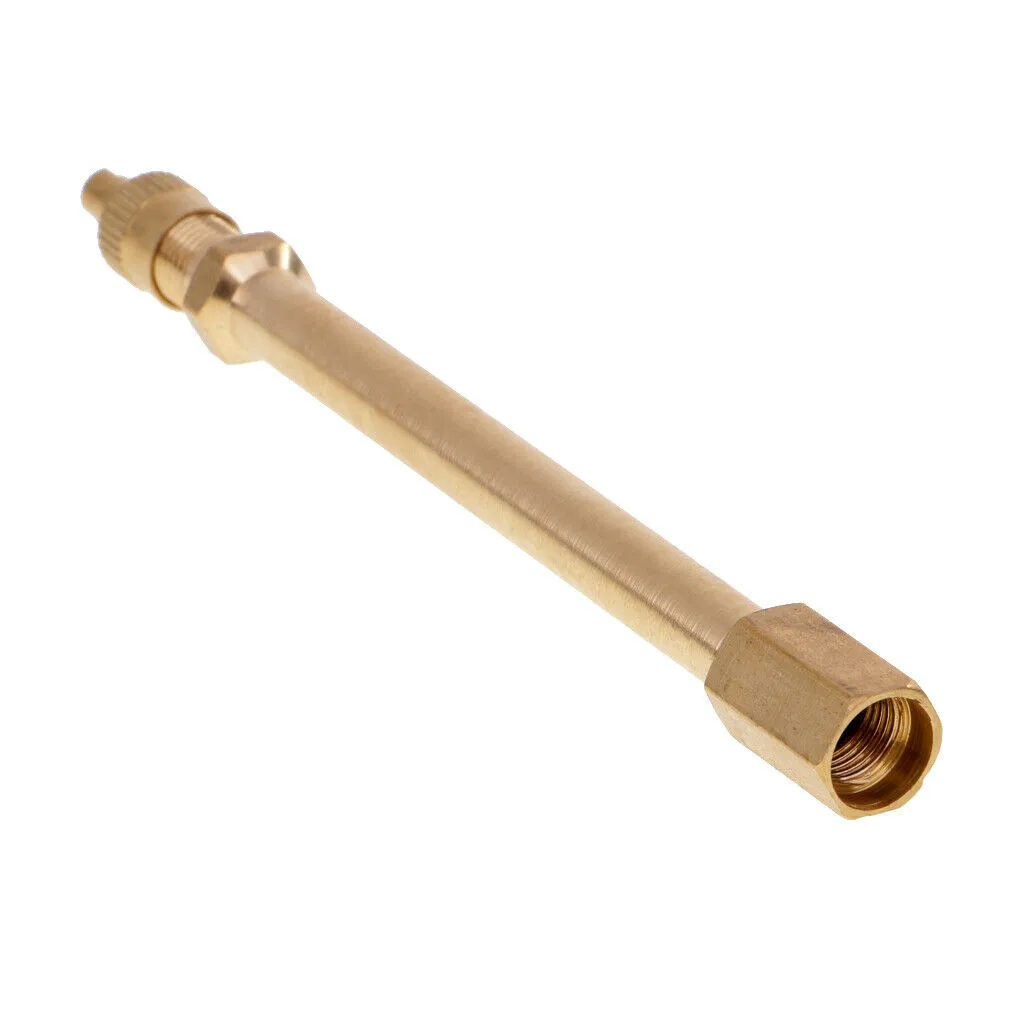 

Bike Tire Valve Extension Rod Extender Extension Parts 100mm Valve 6Pcs Yellow Accessory Replacement Stem Tire