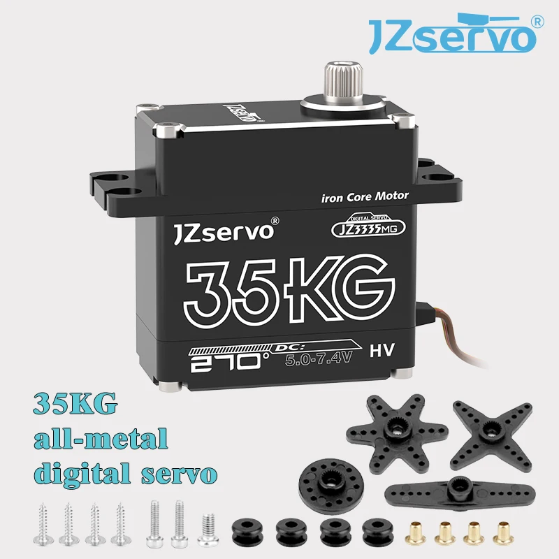 35kg pwm digital servo Waterproof ip67 full metal housing and gear high torque servo for 1/8 1/10 RC remote control cars etc