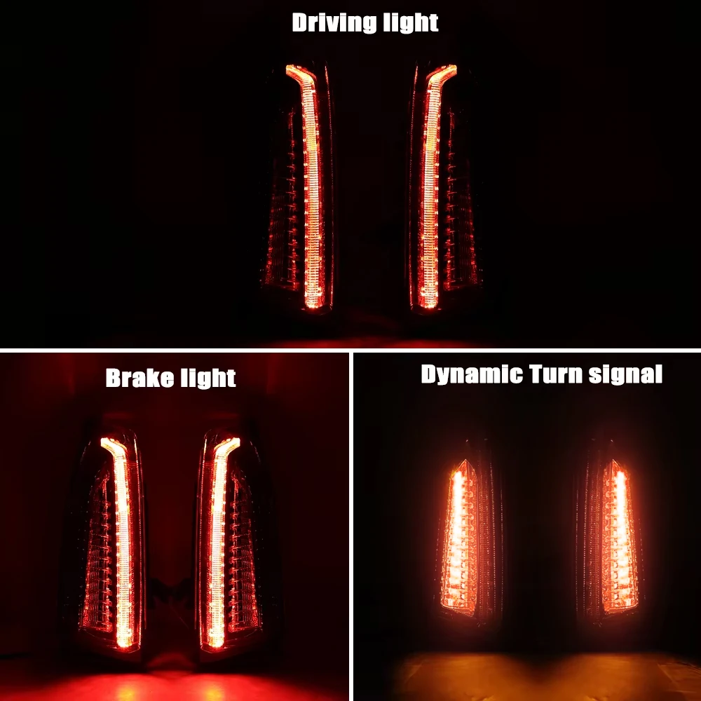 Автомобильные светодиодные задние фонари для Cadillac ATS 2013 2014 2015 2016 2017 2018, американская версия DRL, красный указатель поворота, стоп-сигнал, аксессуары