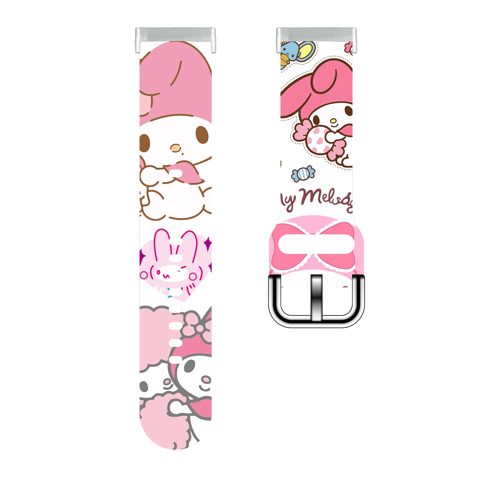 

SANRIO Series 2 My Melody Print Watch Band for Fitbit Sense 2/1 Watchband Replaceable Bracelet for Versa 3/4 for Women as a Gift