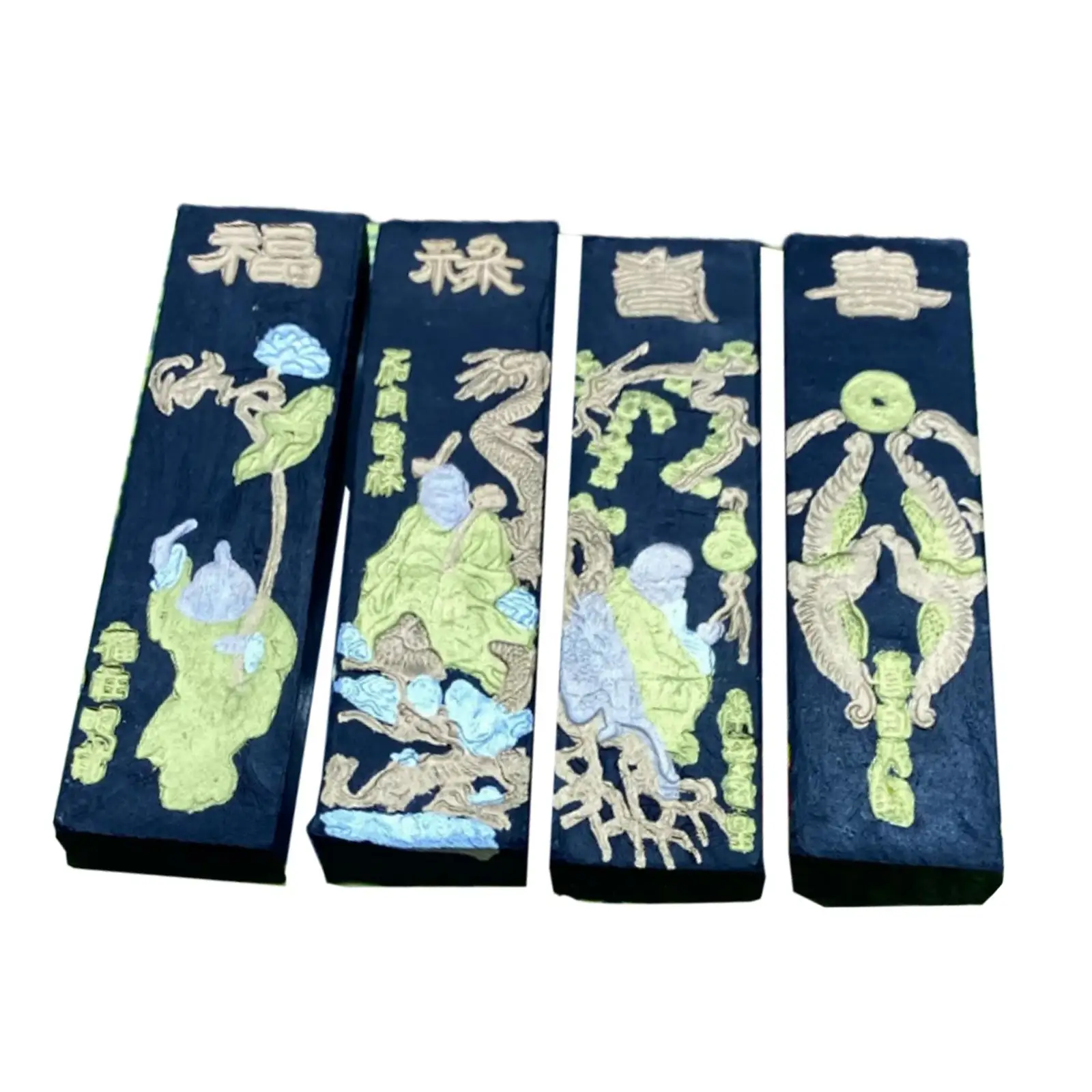 4x kalligrafie-inktblok Kalligrafie schrijfinkt voor belettering Schrijven