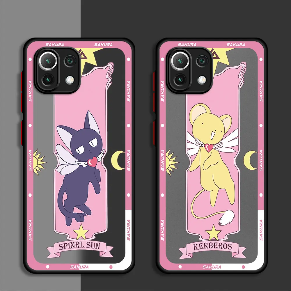 Card Captor SAKURA Cartoon Phone Case for Xiaomi Poco F3 M5 C40 9 10 9A 9C 10C 13 Lite X3 NFC 12 X5 Pro Phone Shockproof Cover