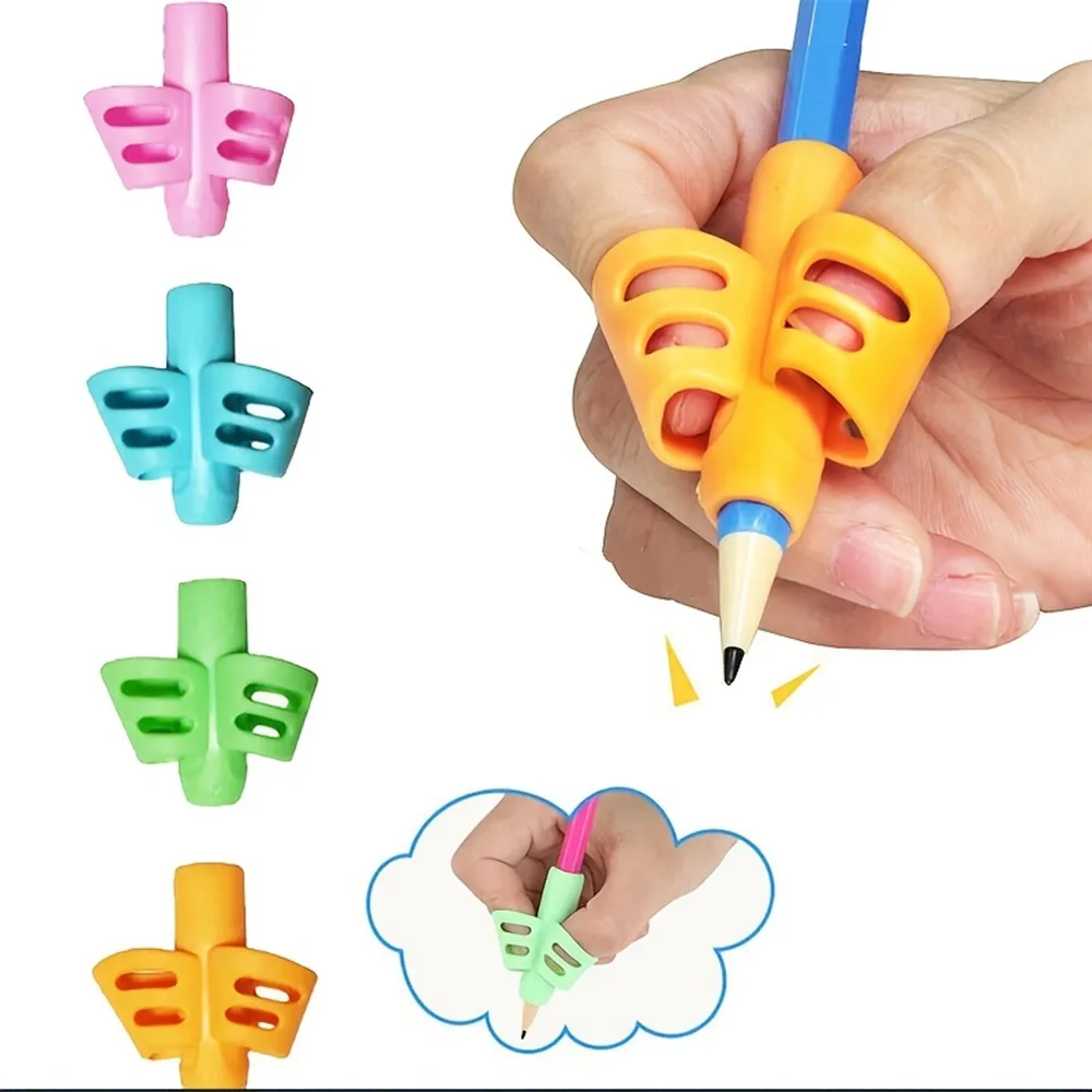 

Two fingersr Pen Grips Exercise Writing Pen Writing Correction Posture Student School Supplies