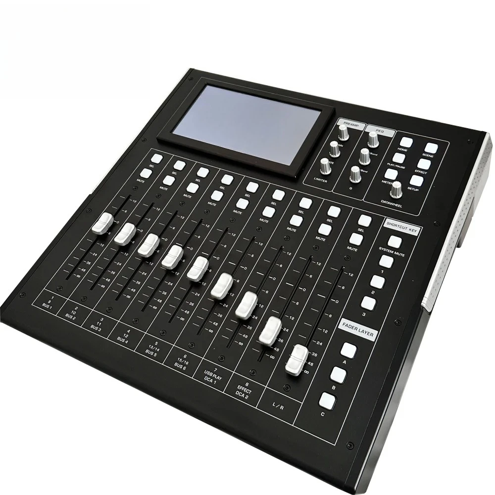 

Paulkitson Digital Mixer Audio Professional Sound Table 12/16-Channel Mixing Console For DJ Stage Performance Sound Mixer