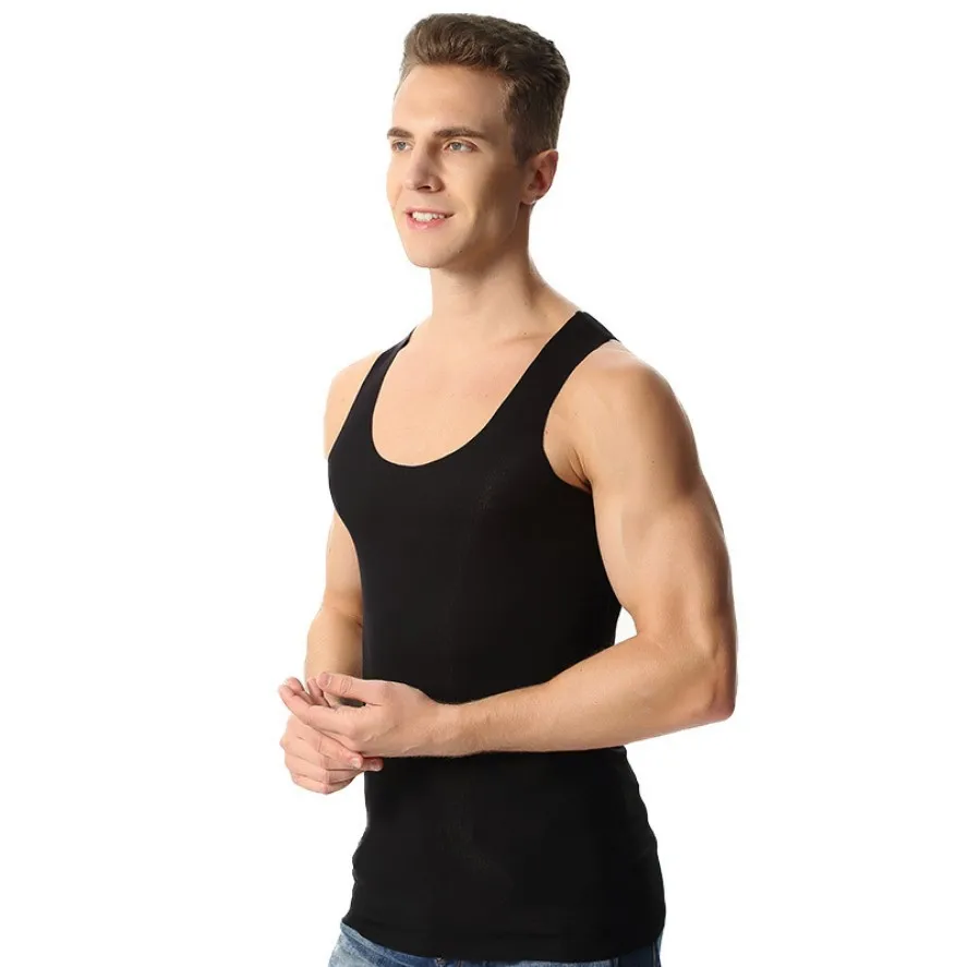 Summer men\'s quick-drying plus size large size sports breathable leisure cool wide shoulder vest mens tank top 7XL 6XL