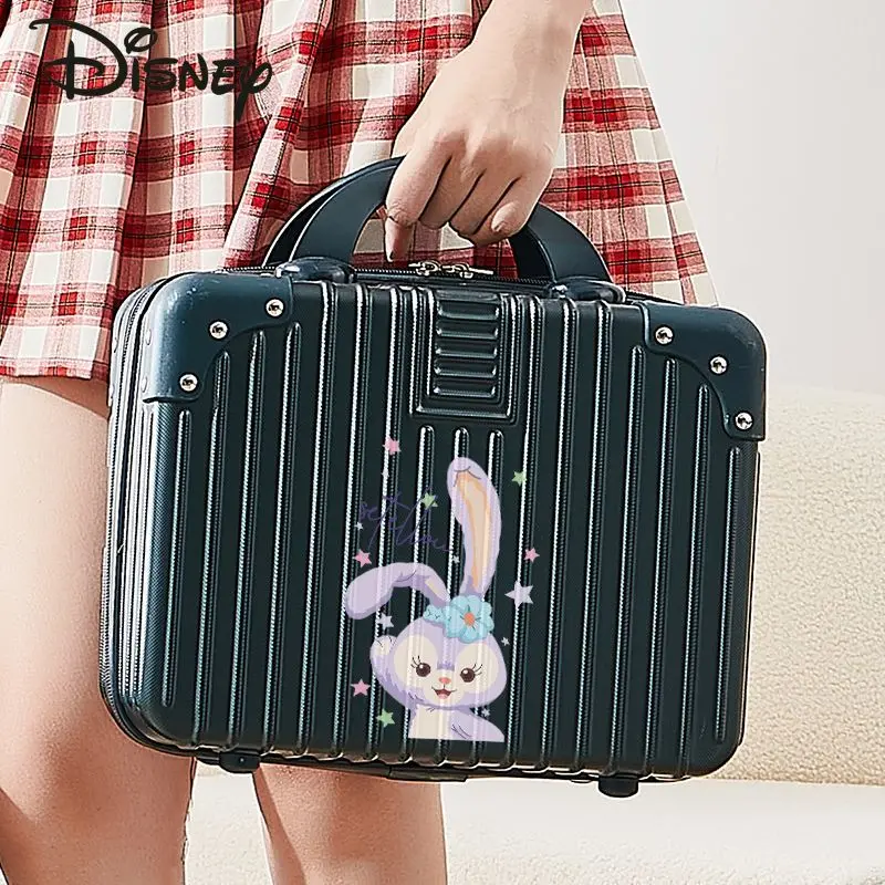 Disney Star Delu เคสพกพาแฟชั่นกล่องเครื่องสําอางสำหรับผู้หญิง, ใหม่กล่องเก็บบ้านคุณภาพสูงลายการ์ตูนใช้งานได้หลากหลาย