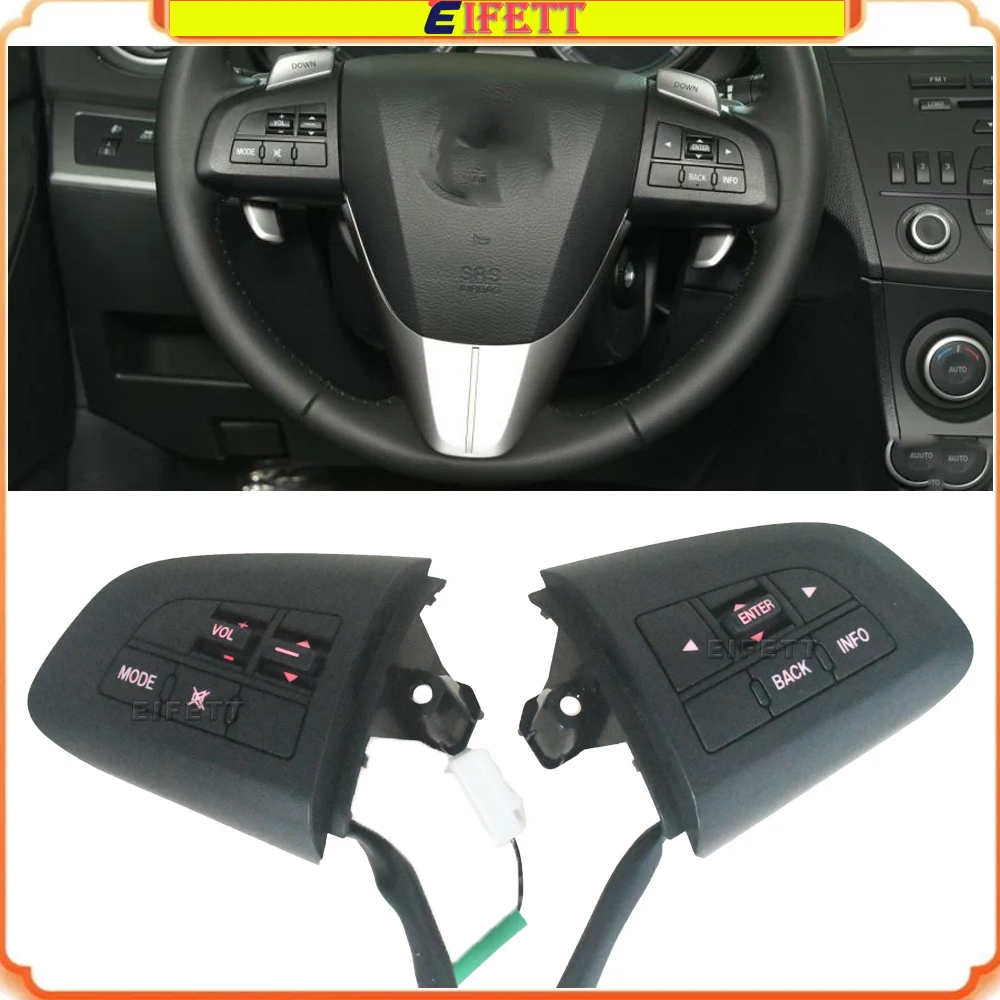 

Для Mazda 3/5 CX7 BL 2008 2009 2010 2011 2012 2013 Prime качество рулевого колеса, кнопка круиз-контроля, переключатель, Стайлинг автомобиля