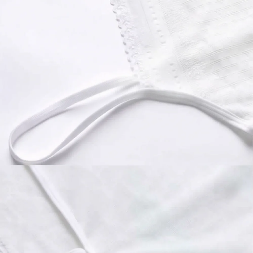 Sweet Style Lace Tube Top Women Wireless Bralette Seamless Camisole Anti Exposure Vest Breathable Underwear For Summer Daily