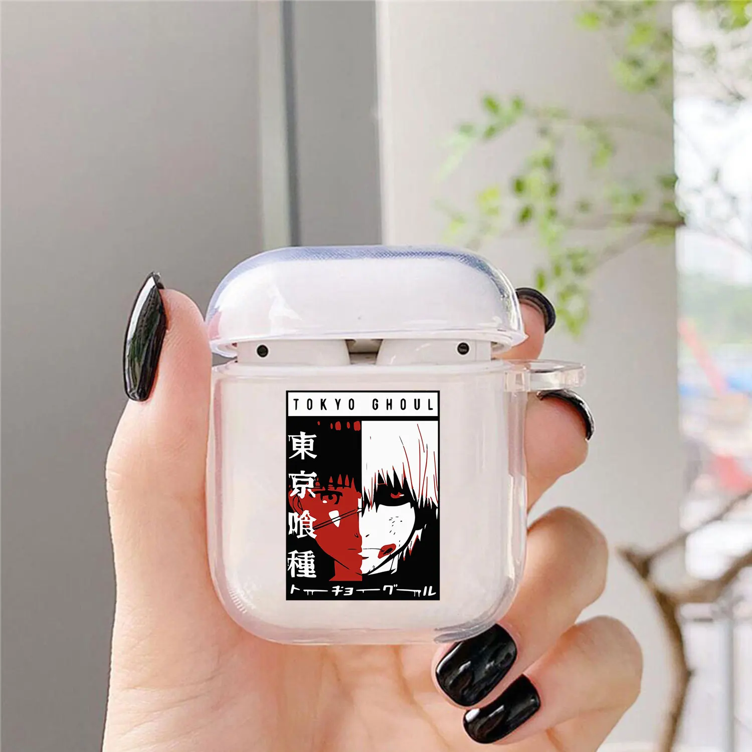 Japan Tokyo Ghoul Anime Kaneki Ken Soft silicone TPU Case For AirPods Pro 2 1 2 3 Silicone Wireless Bluetooth Earphone Box Cover