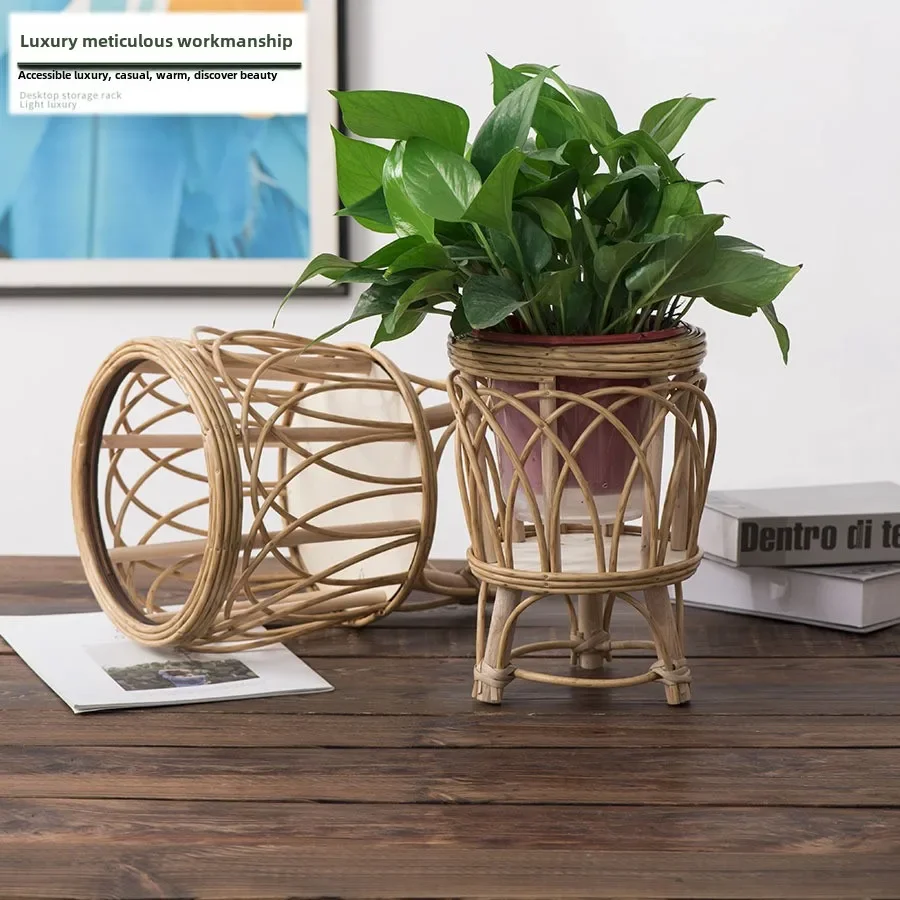 

Plant Stand for Garden Decor Wooden Ornament Shelves Plant Stand Shelf Rack for Balcony Indoor Patio Living Room Outdoor Planter