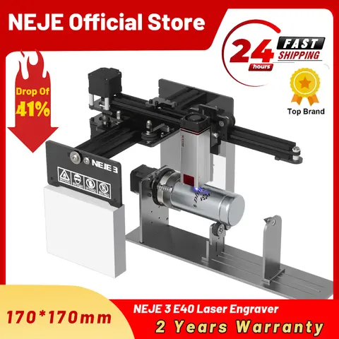 3 40W 80W Laser Engraver Cutter 3D Wood Router NEJE
