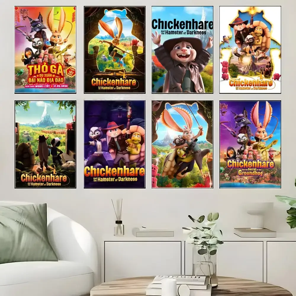 Cartoon C-ChickenhareS Poster Crease Free Waterproof Durable All Space Wall Decor