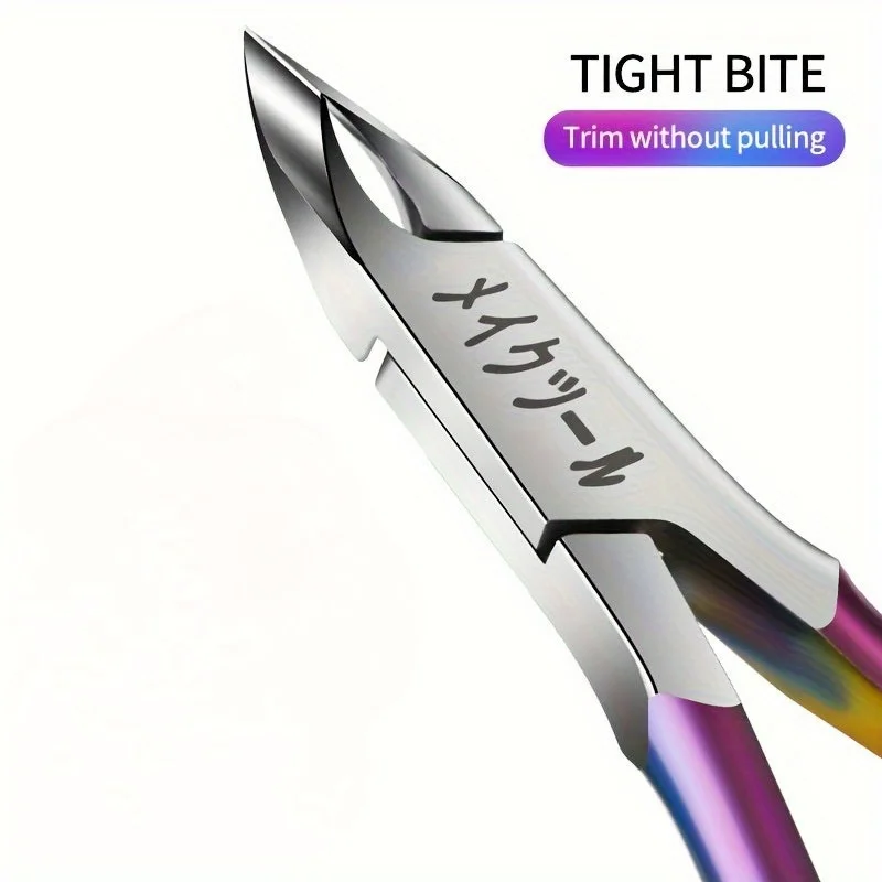 Professional Stainless Steel Nail Cuticle Clippers with Dual Spring Manicure & Pedicure Tool for Perfect Home/Spa/Salon Use