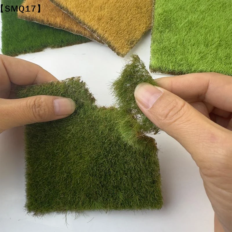1.2CM Simulation Grass Lawn Model Grass Cluster Plant Vegetation Platform Decor DIY Sandtable/Railway/Garden Scenery 1BOX【SMQ】