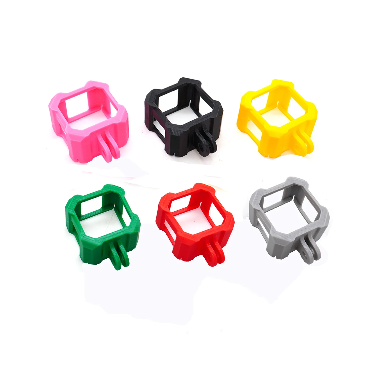 YSIDO Custodia protettiva per fotocamera in silicone Protezione antigraffio per action camera Protezione in silicone Parti protettive per parte DJI Action 2