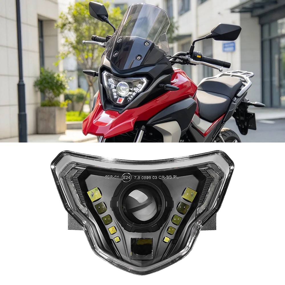 E24 Headlights For BMW G310R G310GS Motorcycle LED Headlights G 310 R GS 310GS 2016-2023 With Devil DRL Eyes Moto Accessories