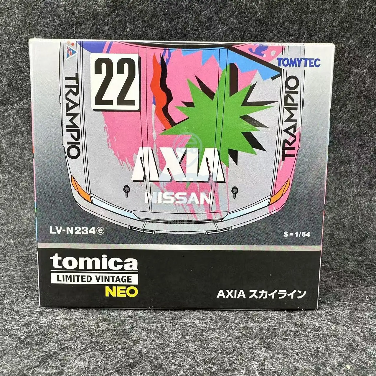 TAKARA TOMY TOMICA TLV LV-LV-N234e Nissan Skyline GT-R R32 AXIA alloy press shaft miniature model,adult decoration,birthday gift