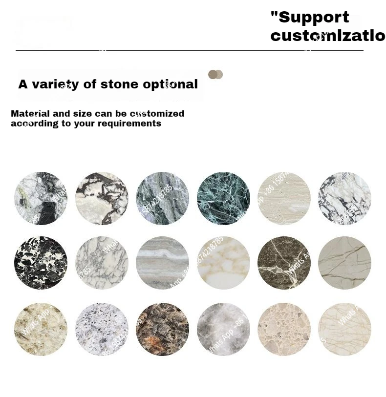 Geometric Marble Coffee Table, Nordic Minimalist Design for Any Space, Heat & Scratch Resistant, Artistic, Customizable