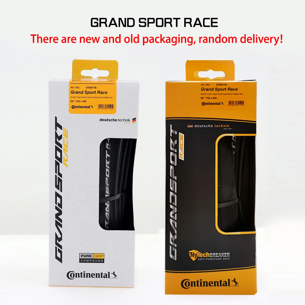 Continental Road Tire 700x25C/28C/23C Ultra Sport III & GRAND Sport Race Black Yellow Road Bike Clincher Folding Gravel Tire