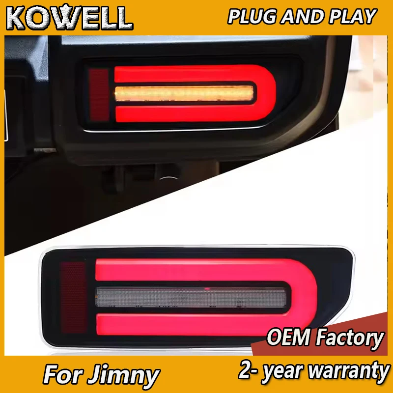 Car Styling for Suzuki Jimny Tail Light 2018-2024 Jimny Taillights Rear DRL Fog Brake Turn Signal Reversing