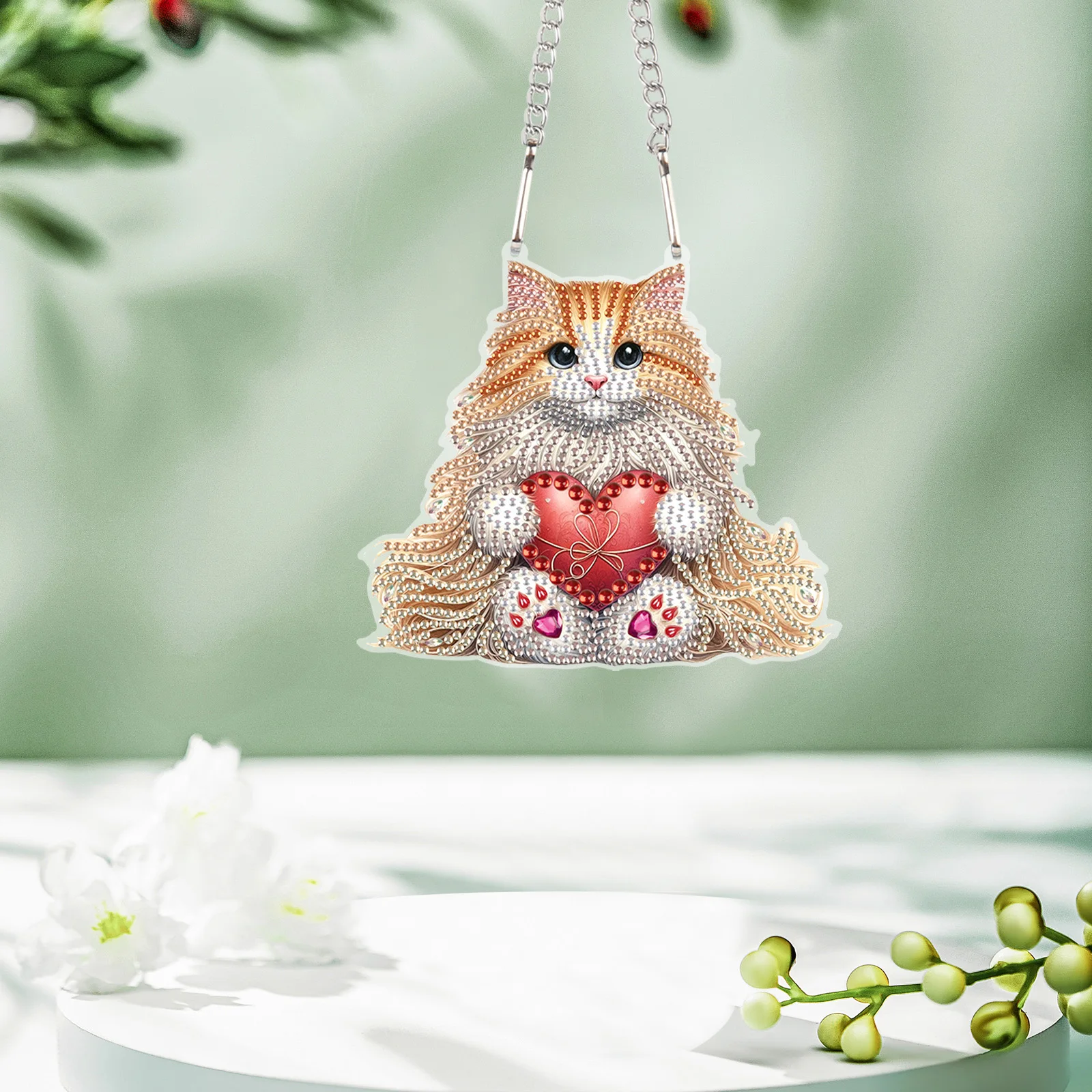 

Алмазная картина орнамент 5D DIY Алмазное искусство креативный дизайн ручной работы акриловый кулон наборы для изготовления мозаики украшение дома кулон