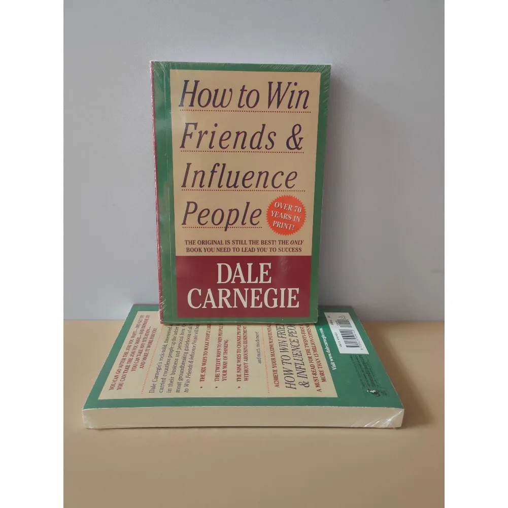 كيفية فوز الأصدقاء وتأثير الناس بقلم ديل كارنيجي مهارات الاتصالات بين الأشخاص تحسين الذات كتاب القراءة