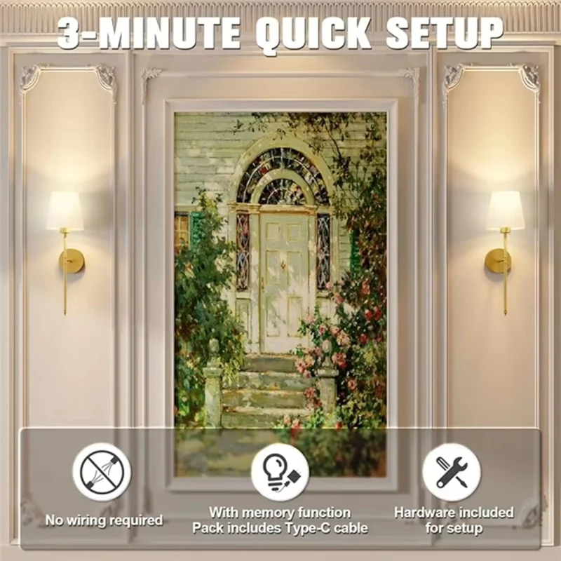 

Настенный светильник MOPHE-Retro, светодиодный зарядный светильник с дистанционным управлением, бра для ванной комнаты, спальни, камина, интерьера, водонепроницаемые настенные светильники