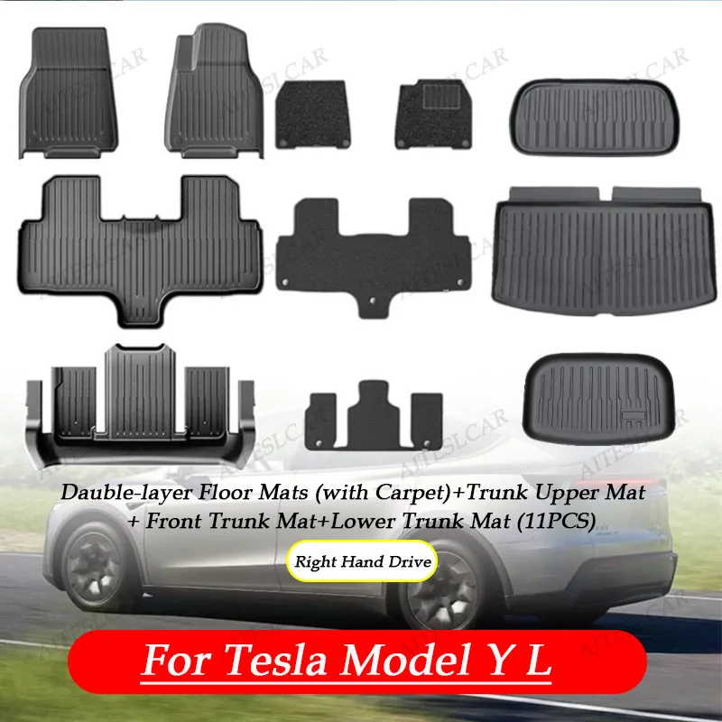 11pcs Floor Mat RHD