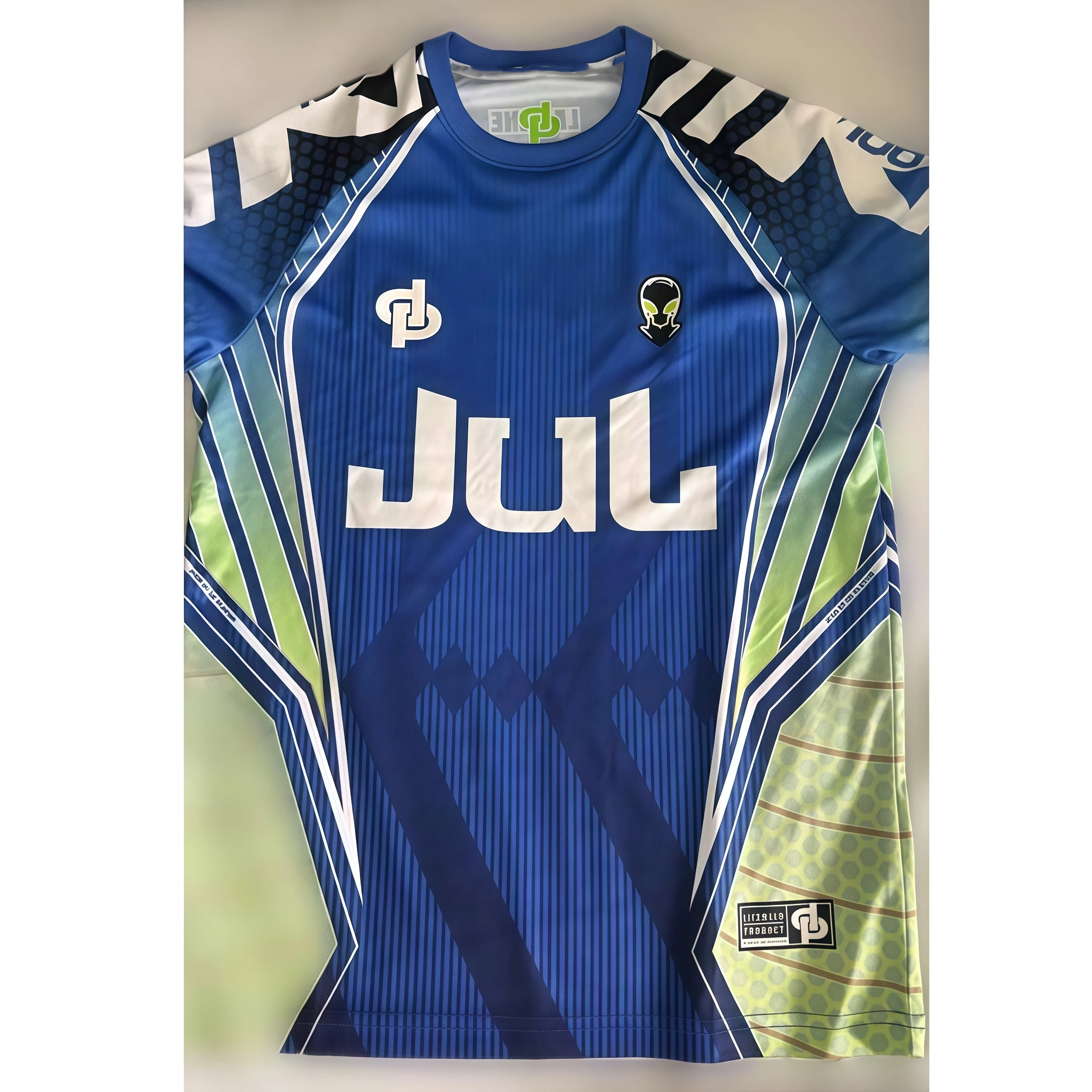 Nova Camisa de Futebol 3D Digital JUL TOTO 10 Respirável para Fãs, Verão, Gola Redonda, Masculina e Feminina, Casual, Manga Curta com Etiqueta de Tamanho
