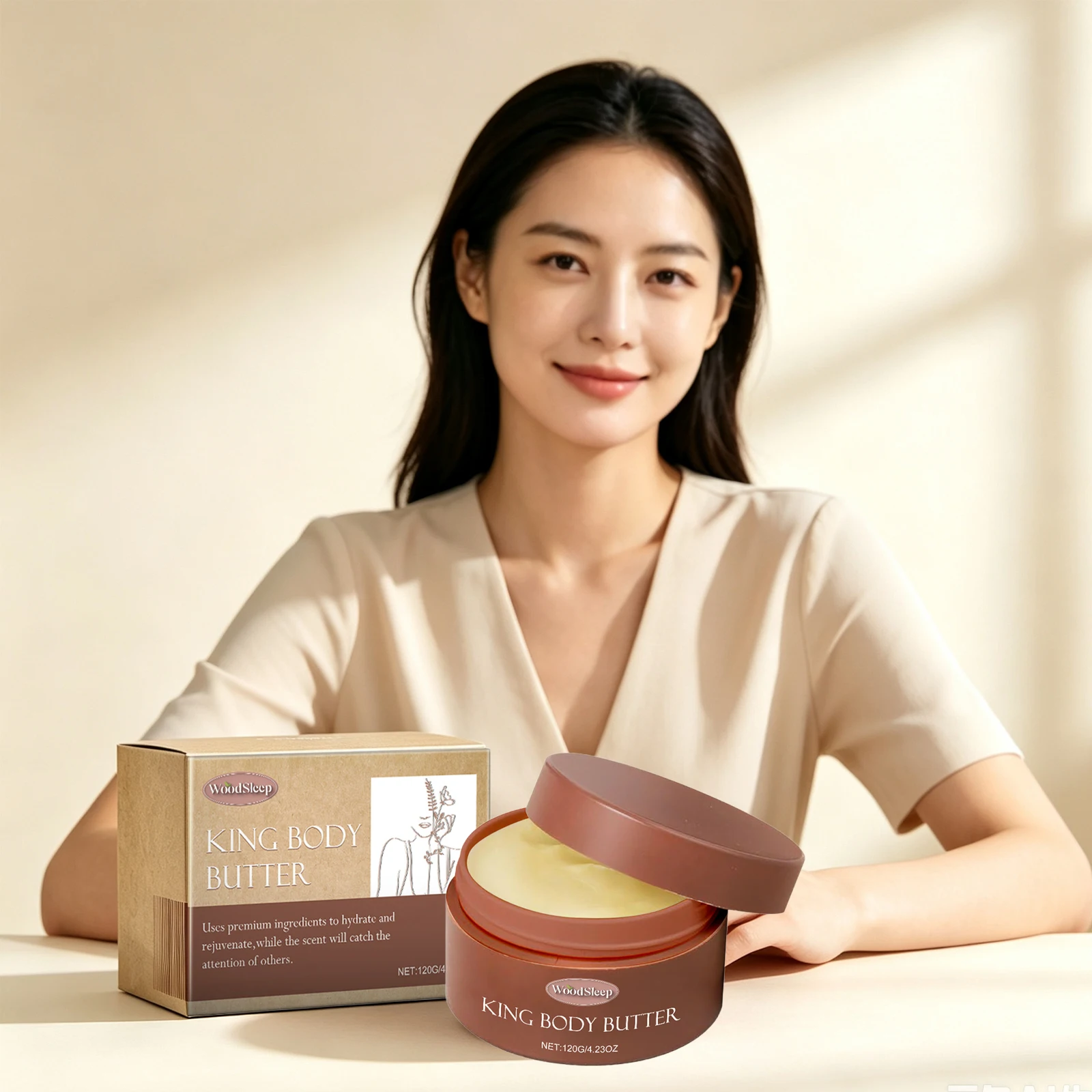 Body Moisturizer Cream Relieve Dryness Enhances Skin Elasticity Tightens Skin Makes Skin Brighter Suitable For All Skin Types
