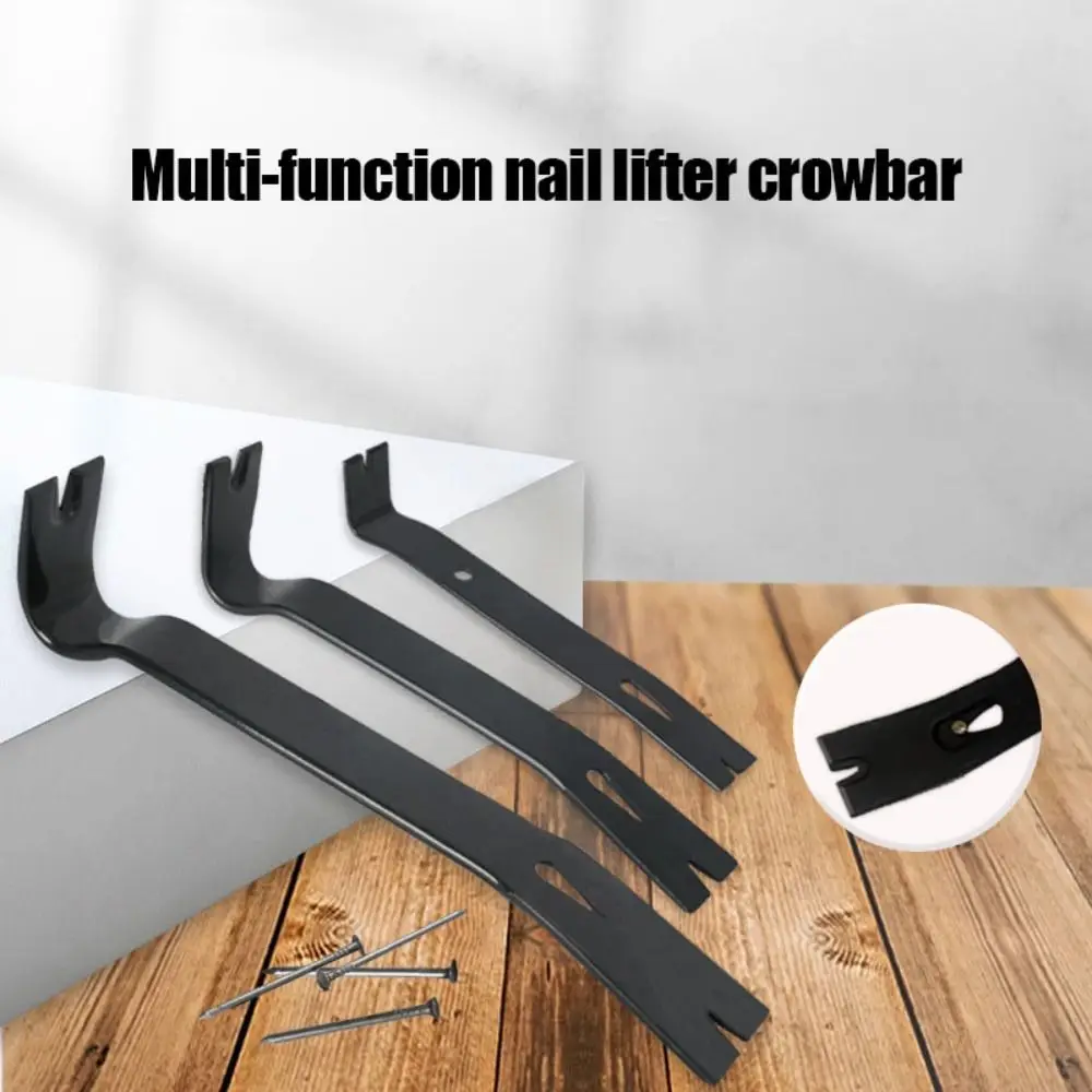 Durable Flat Nail Puller High Hardness Heavy Duty Pry Bar Manganese Steel Antirust Remover Tool Disassemble