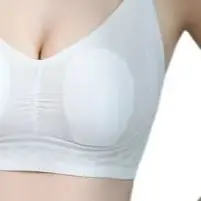 

KUCLUTFeeling Breathable Jelly Strip Bra Large Chest Slimming Comfortable Supportive Sports Style Nylon Fabric BCD Cup Underwear