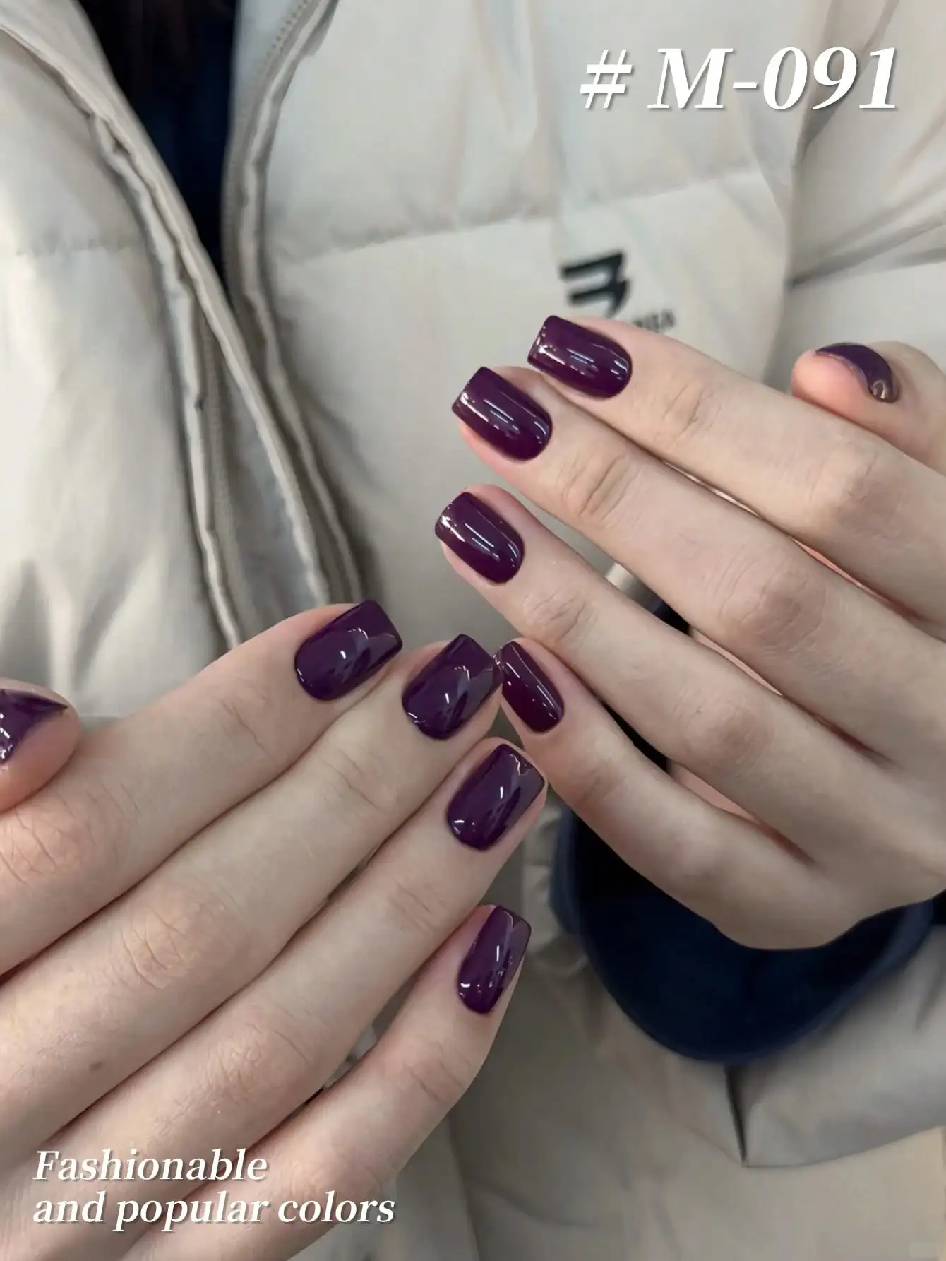 6 色 15 ミリリットルパープルジェルネイルポリッシュセット、UV LED 浸漬ネイルジェル、半永久、DIY サロン品質のネイルアートジェル春用